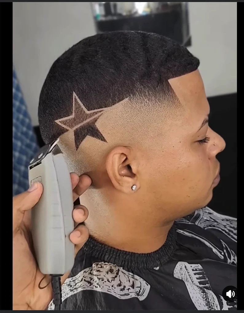Fade con estrella grabada